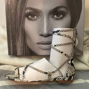 JLO gladiator sandals